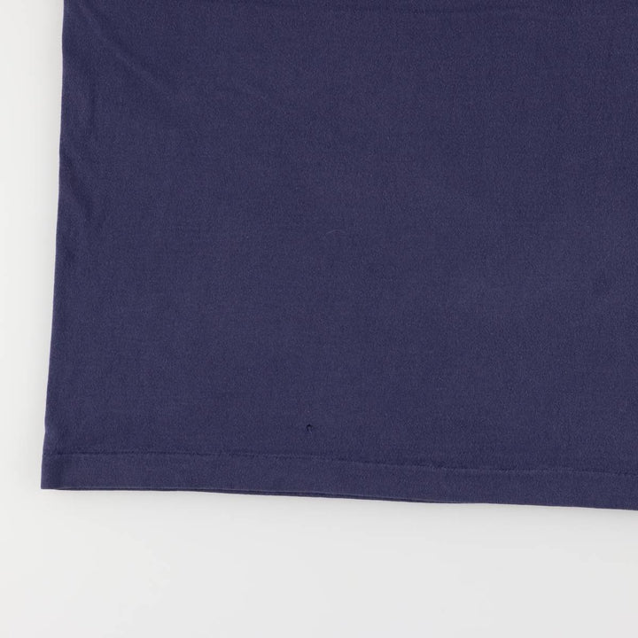 90'S Fruit of the Loom College T-shirt, Made in USA, Men's XL, Vintage cotton navy blue type Vintage Second Hand