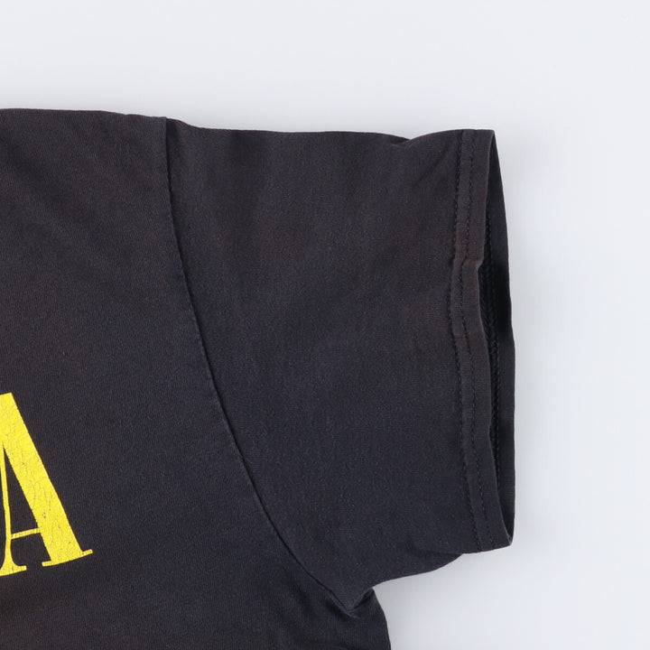 NIRVANA Nirvana Band T-shirt, Band T, Men's M size cotton black type Vintage Second Hand