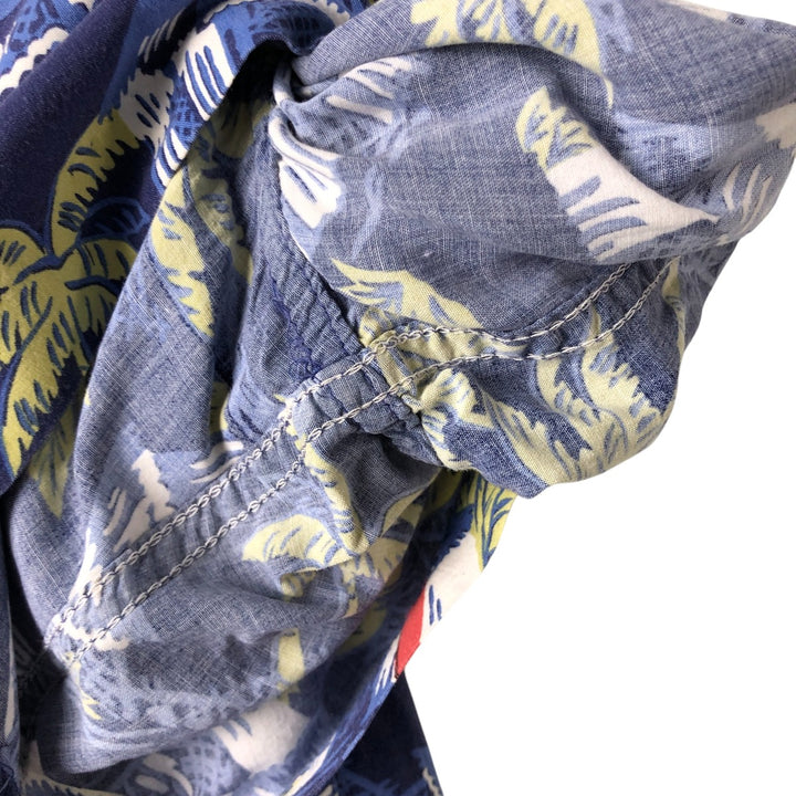 80s-90'S Reyn Spooner Diamond Head Tag All-Over Rayon Hawaiian Aloha Shirt Men's XL Vintage Rayon navy blue type Vintage Second Hand