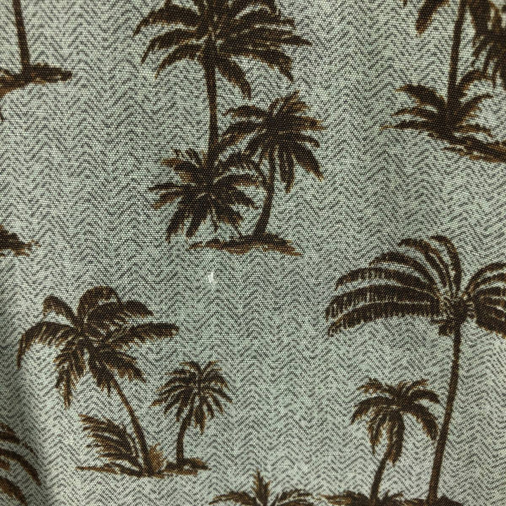 80s-90'S Reyn Spooner Diamond Head Tag All-Over Rayon Hawaiian Aloha Shirt Box Shirt Men's M Size Rayon green type Vintage Second Hand