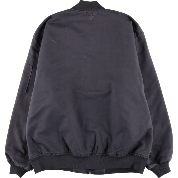 Vintage 80s-90'S Red Kap Work Jacket, Made in USA, Men's XL polyester Charcoal Vintage Second Hand