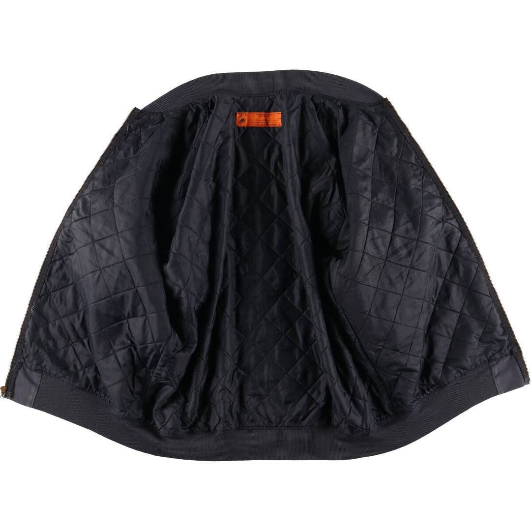 Vintage 80s-90'S Red Kap Work Jacket, Made in USA, Men's XL polyester Charcoal Vintage Second Hand