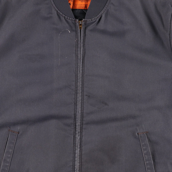 Vintage 80s-90'S Red Kap Work Jacket, Made in USA, Men's XL polyester Charcoal Vintage Second Hand
