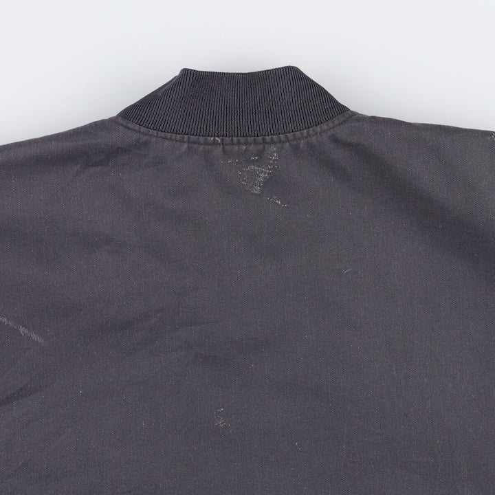 Vintage 80s-90'S Red Kap Work Jacket, Made in USA, Men's XL polyester Charcoal Vintage Second Hand