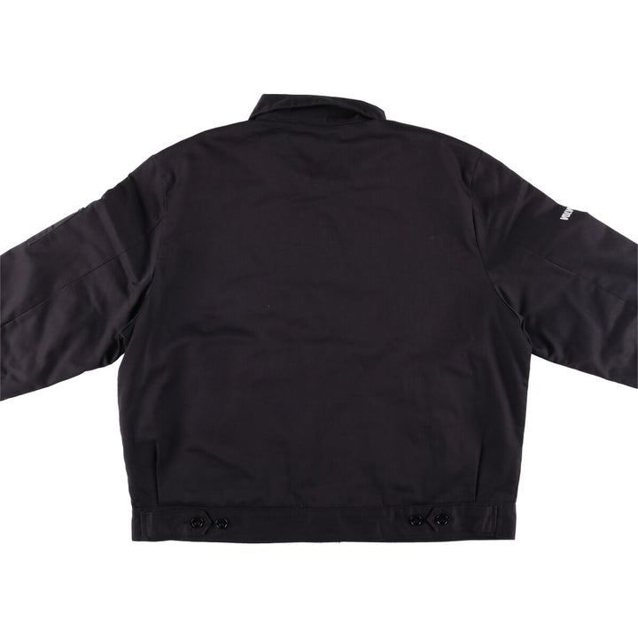 Dickies VOLVO padded work jacket, men's size XL polyester black type Vintage Second Hand