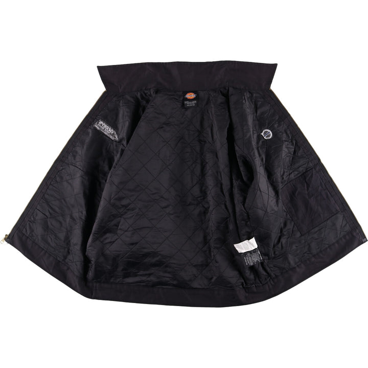 Dickies VOLVO padded work jacket, men's size XL polyester black type Vintage Second Hand