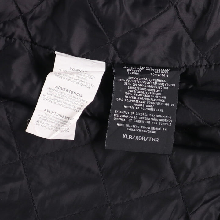 Dickies VOLVO padded work jacket, men's size XL polyester black type Vintage Second Hand