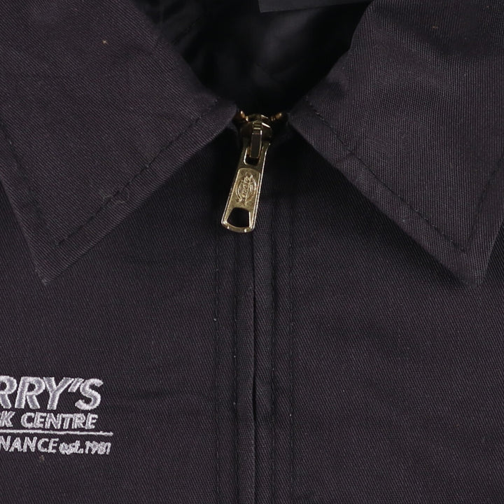 Dickies VOLVO padded work jacket, men's size XL polyester black type Vintage Second Hand