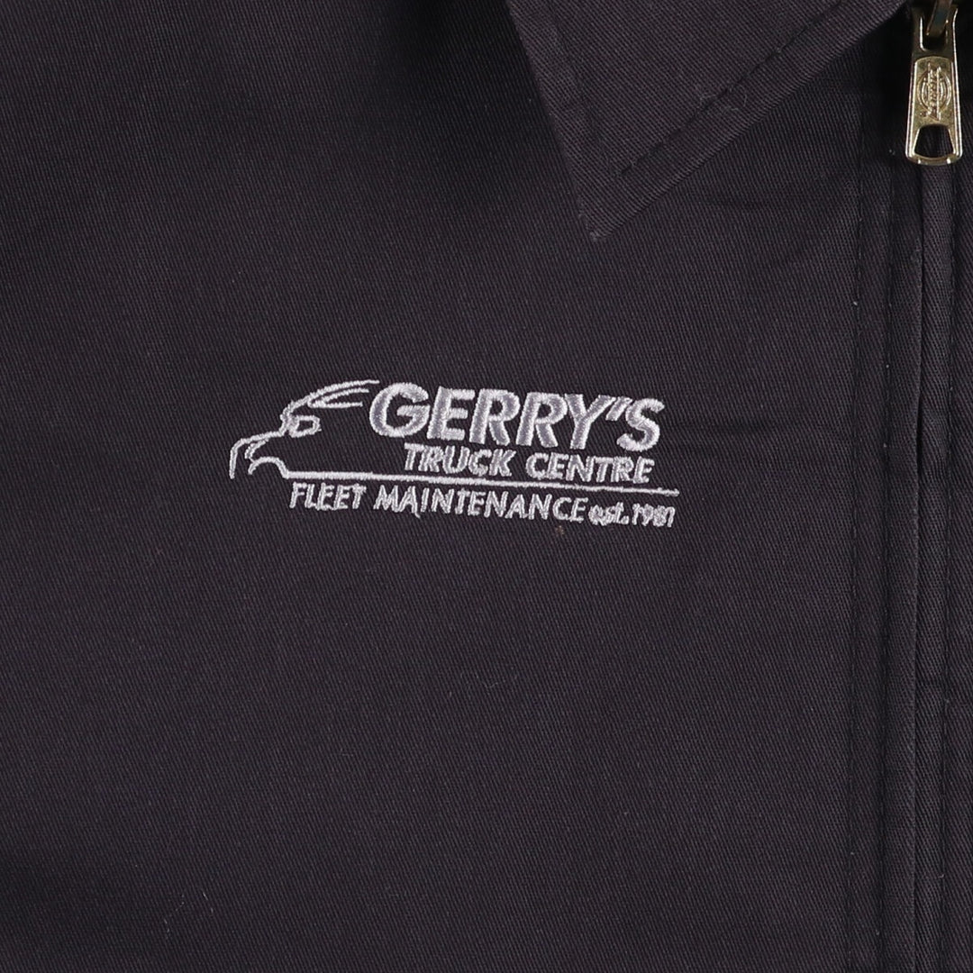 Dickies VOLVO padded work jacket, men's size XL polyester black type Vintage Second Hand