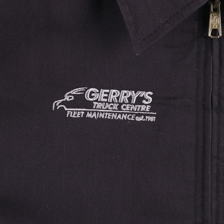 Dickies VOLVO padded work jacket, men's size XL polyester black type Vintage Second Hand