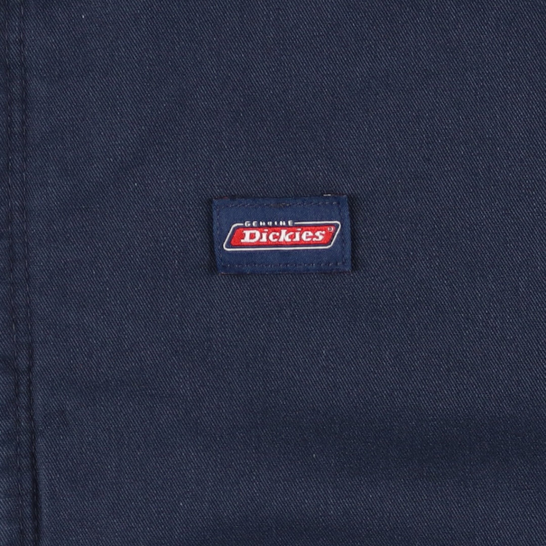 Dickies padded work jacket, men's size L polyester navy blue type Vintage Second Hand