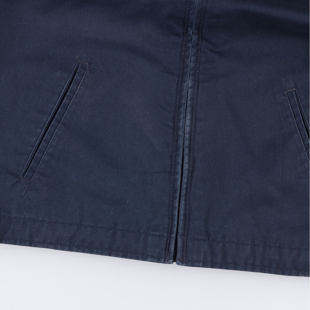 Dickies padded work jacket, men's size L polyester navy blue type Vintage Second Hand