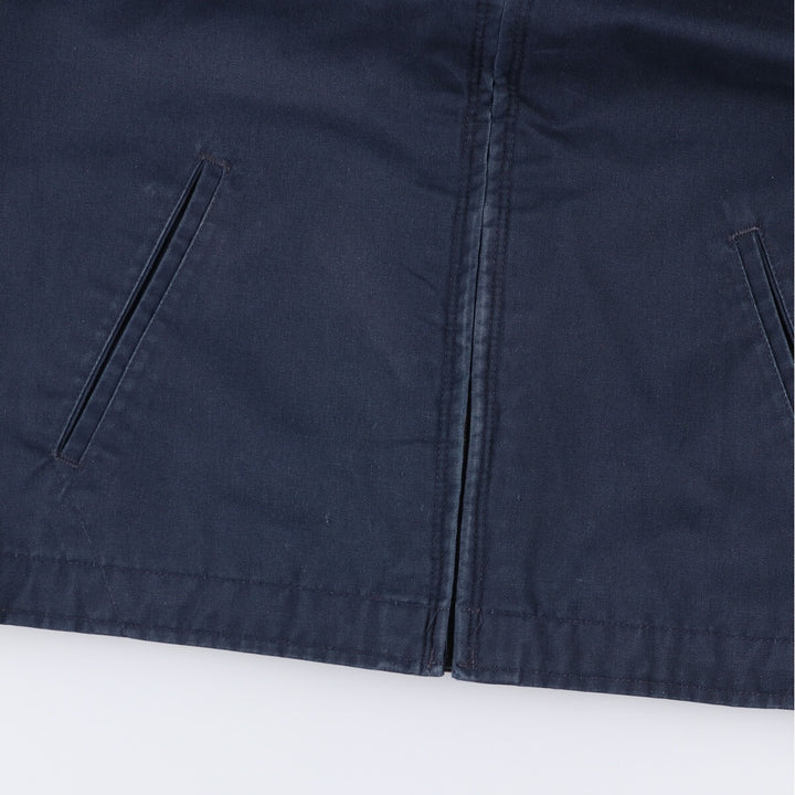 Dickies padded work jacket, men's size L polyester navy blue type Vintage Second Hand