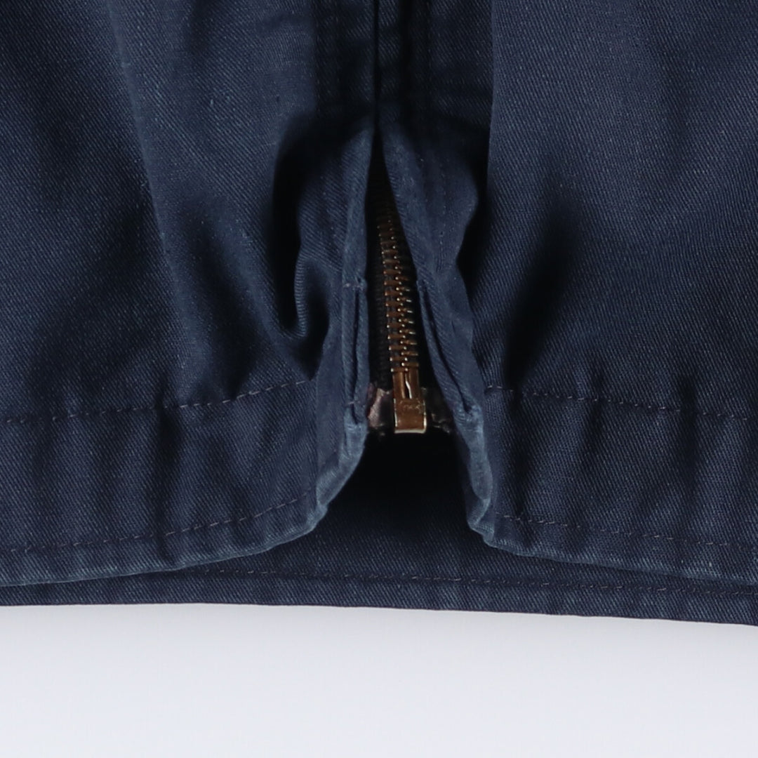 Dickies padded work jacket, men's size L polyester navy blue type Vintage Second Hand