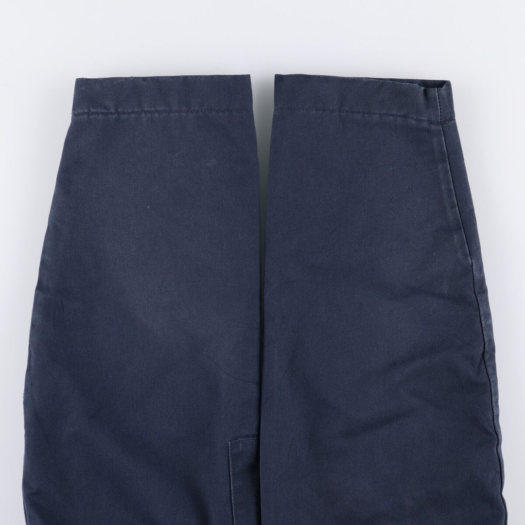 Dickies padded work jacket, men's size L polyester navy blue type Vintage Second Hand