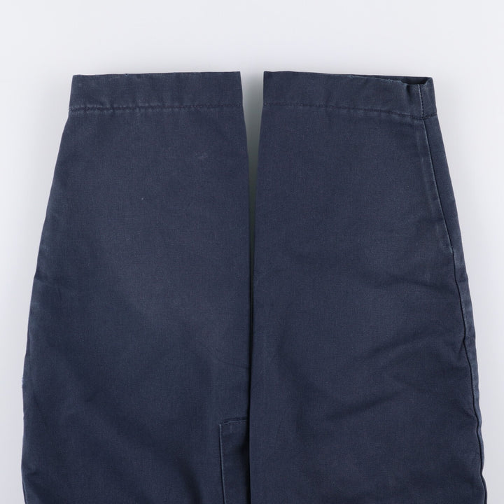 Dickies padded work jacket, men's size L polyester navy blue type Vintage Second Hand