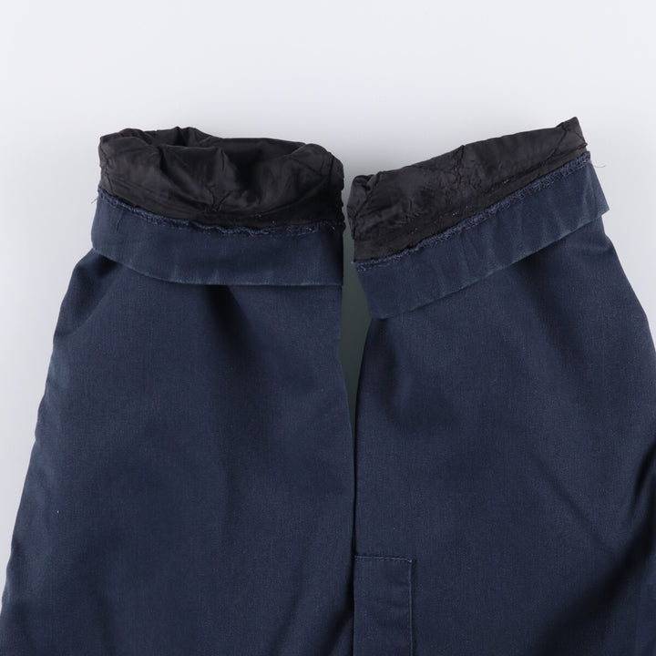 Dickies padded work jacket, men's size L polyester navy blue type Vintage Second Hand