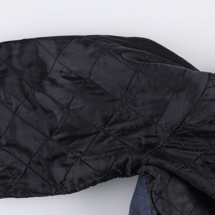 Dickies padded work jacket, men's size L polyester navy blue type Vintage Second Hand