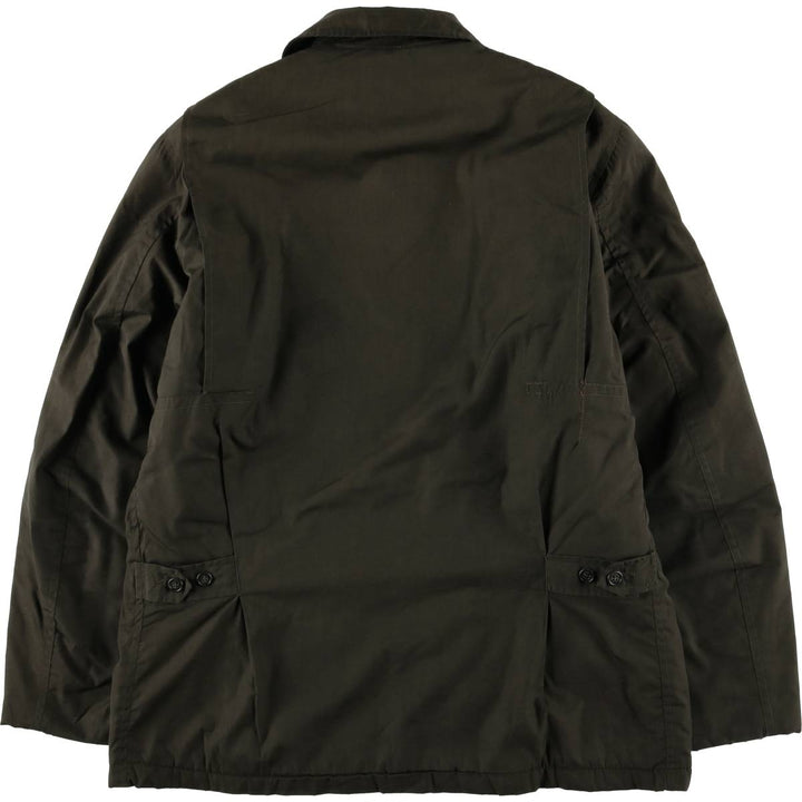 MANSTYLE padded zip-up jacket, men's size M polyester Khaki type Vintage Second Hand