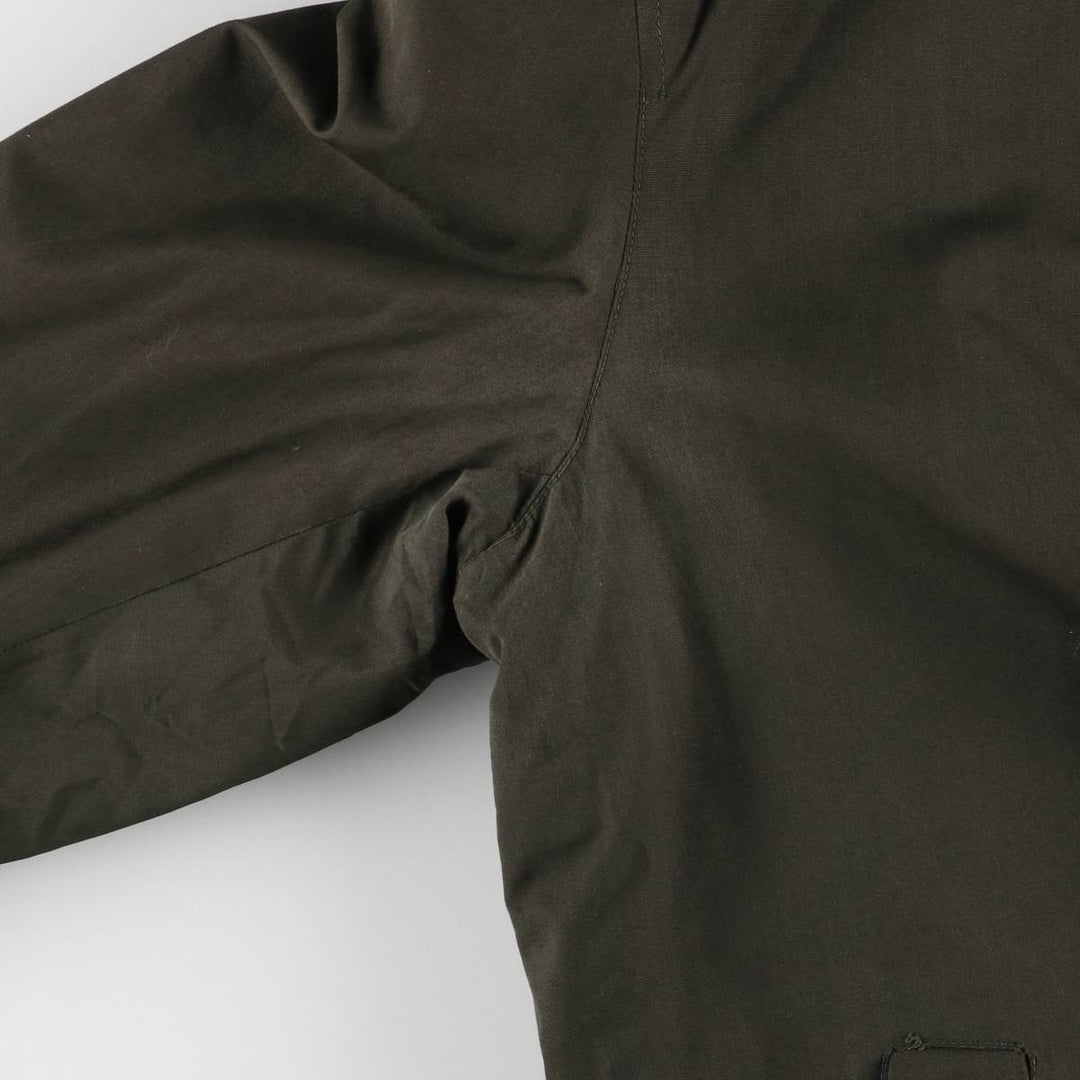 MANSTYLE padded zip-up jacket, men's size M polyester Khaki type Vintage Second Hand