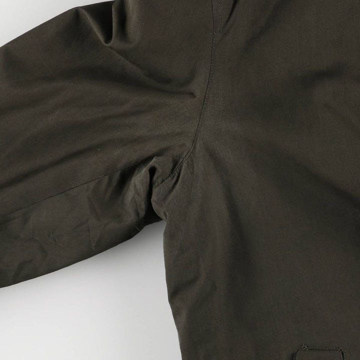 MANSTYLE padded zip-up jacket, men's size M polyester Khaki type Vintage Second Hand