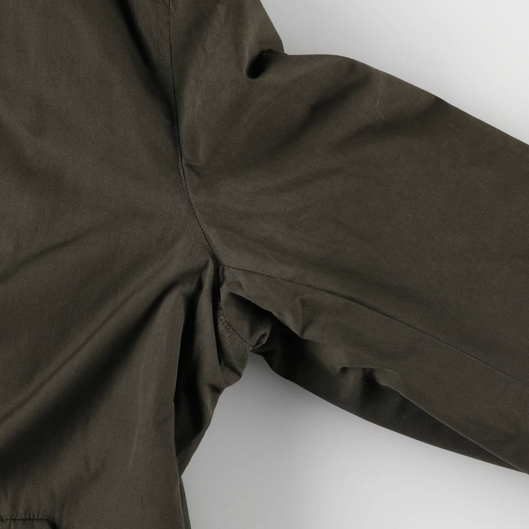 MANSTYLE padded zip-up jacket, men's size M polyester Khaki type Vintage Second Hand