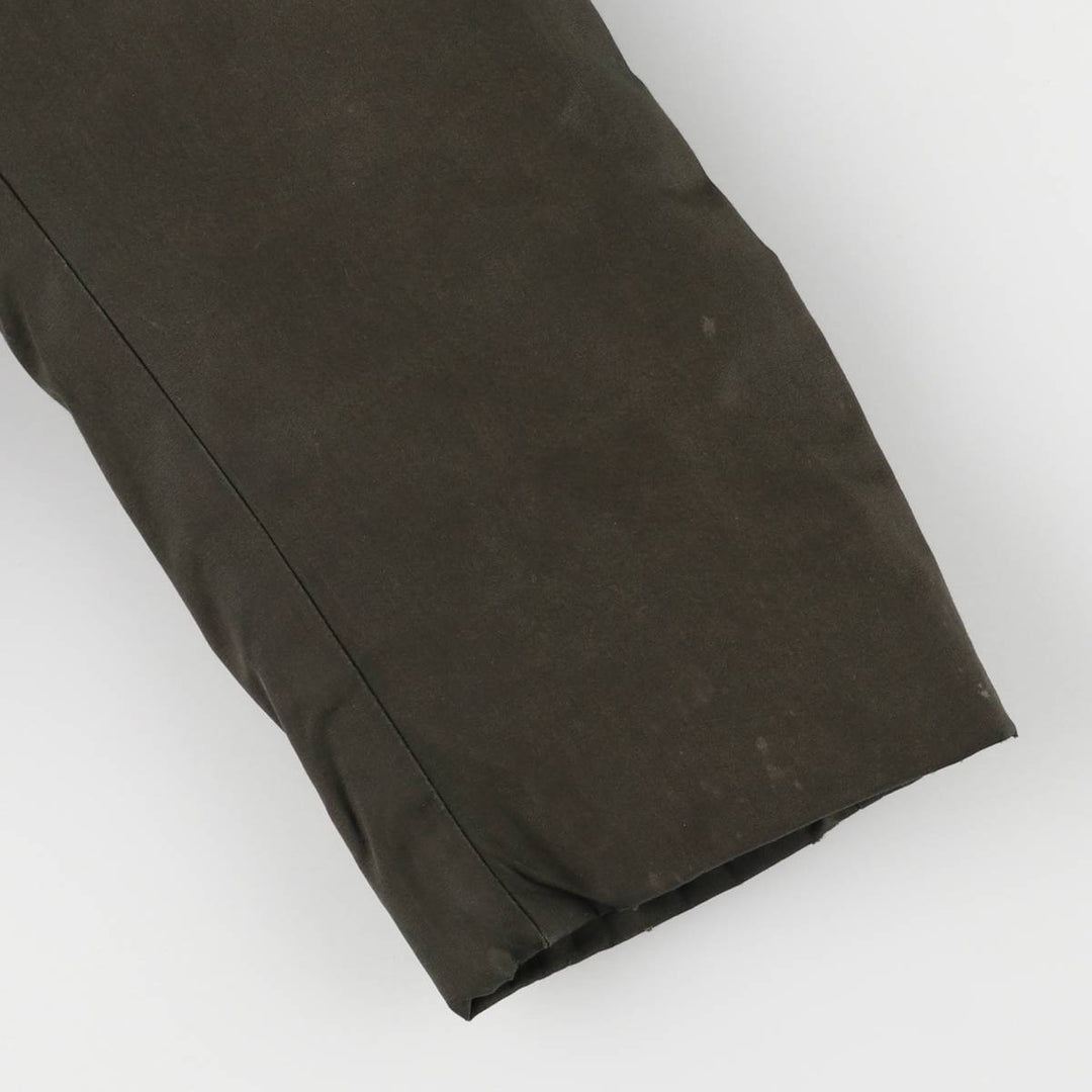 MANSTYLE padded zip-up jacket, men's size M polyester Khaki type Vintage Second Hand