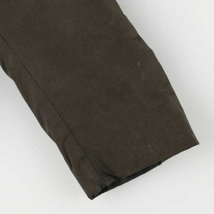 MANSTYLE padded zip-up jacket, men's size M polyester Khaki type Vintage Second Hand