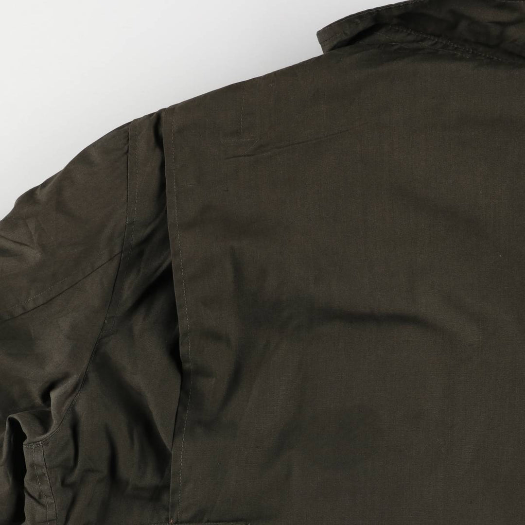 MANSTYLE padded zip-up jacket, men's size M polyester Khaki type Vintage Second Hand