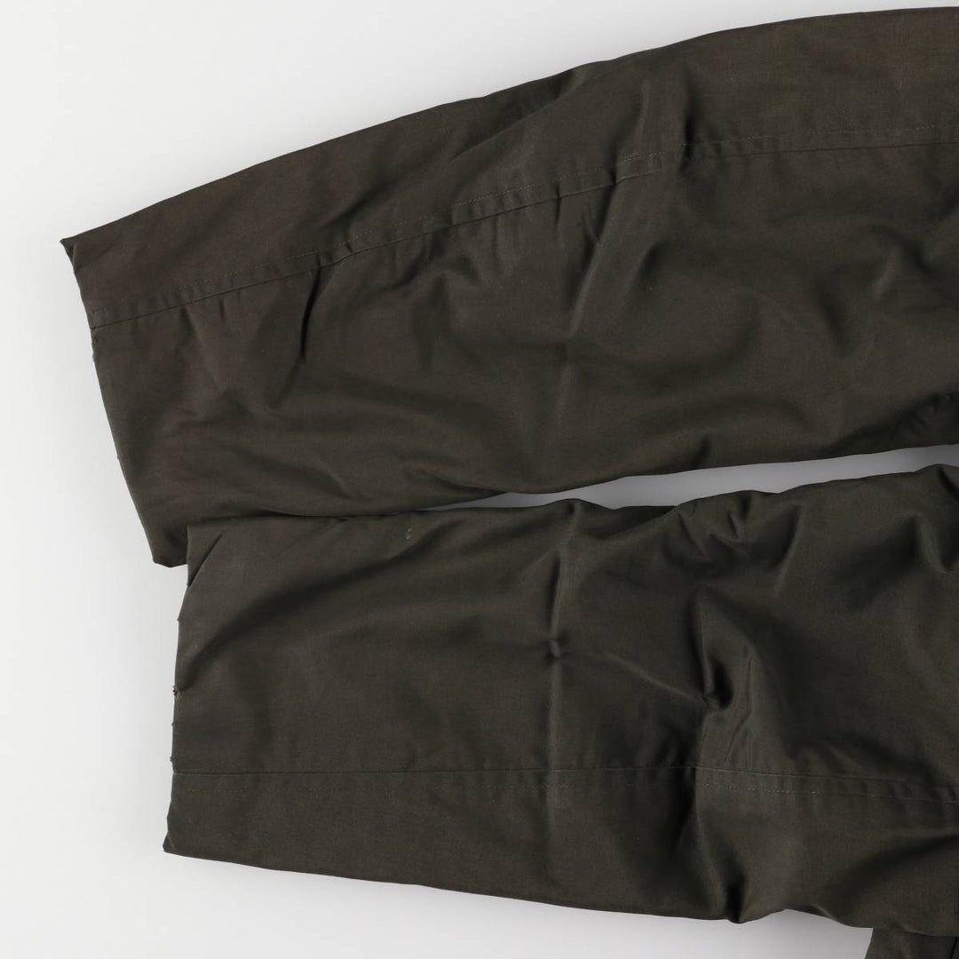 MANSTYLE padded zip-up jacket, men's size M polyester Khaki type Vintage Second Hand