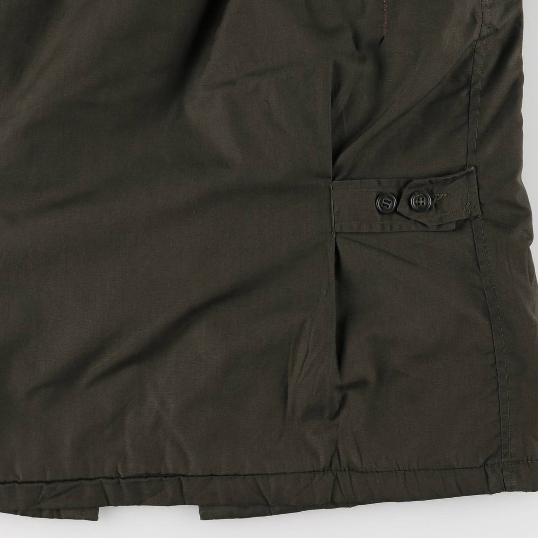 MANSTYLE padded zip-up jacket, men's size M polyester Khaki type Vintage Second Hand