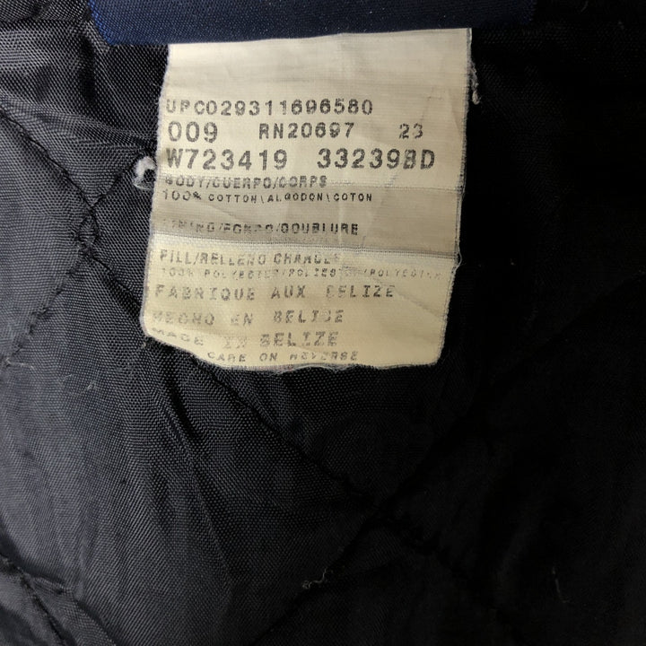 Dickies Active Jacket Type Padded Duck Full Zip Hoodie, Men's Size L cotton Beige type Vintage Second Hand