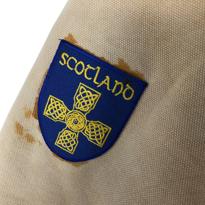 Dickies Active Jacket Type Padded Duck Full Zip Hoodie, Men's Size L cotton Beige type Vintage Second Hand