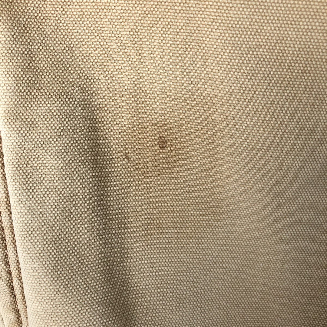 Dickies Active Jacket Type Padded Duck Full Zip Hoodie, Men's Size L cotton Beige type Vintage Second Hand