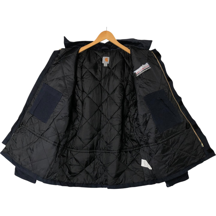 Carhartt Traditional Padded Duck Work Jacket, Men's Size L cotton navy blue type Vintage Second Hand
