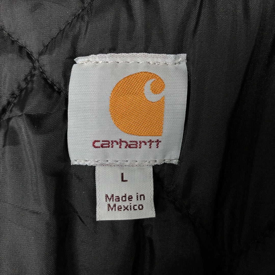 Carhartt Traditional Padded Duck Work Jacket, Men's Size L cotton navy blue type Vintage Second Hand