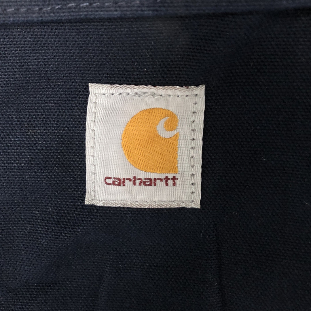 Carhartt Traditional Padded Duck Work Jacket, Men's Size L cotton navy blue type Vintage Second Hand
