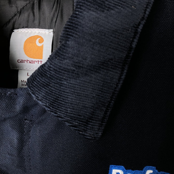 Carhartt Traditional Padded Duck Work Jacket, Men's Size L cotton navy blue type Vintage Second Hand