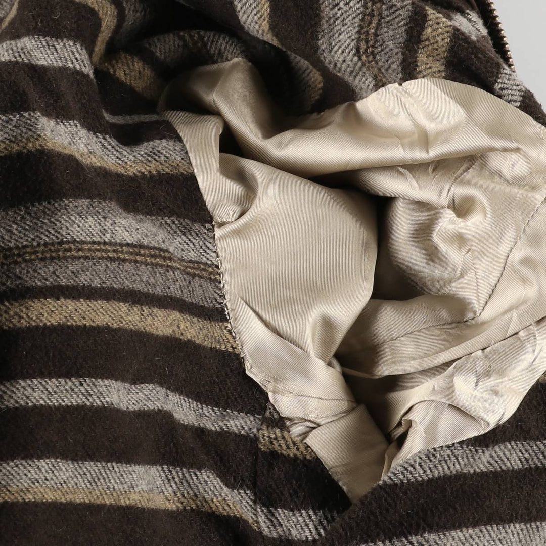 AMI LONDON Swing Top Leather Blouson, Men's Size XL genuine leather brown type Vintage Second Hand