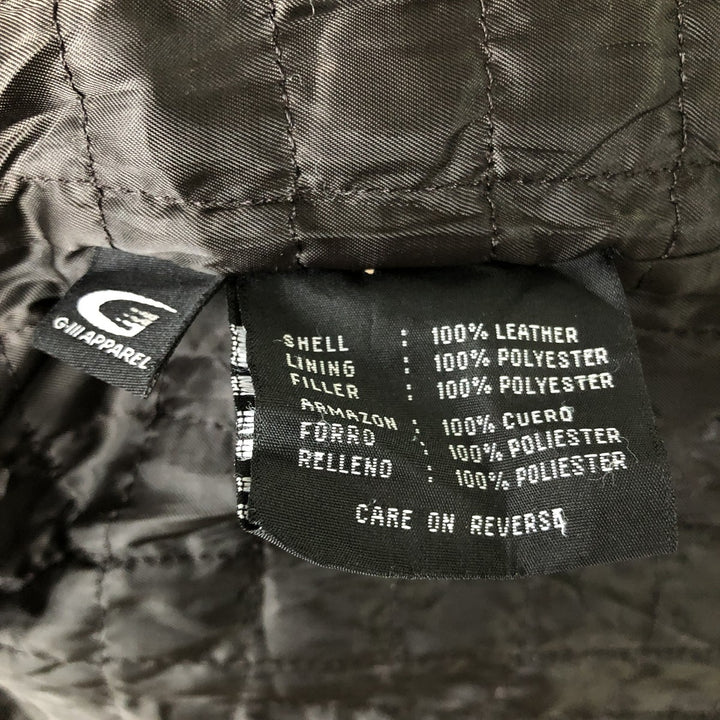 Colebrook Swing Top Padded Leather Blouson, Men's Size M genuine leather brown type Vintage Second Hand