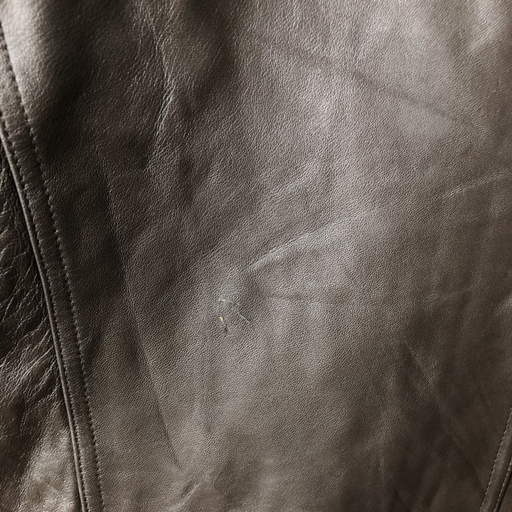 Colebrook Swing Top Padded Leather Blouson, Men's Size M genuine leather brown type Vintage Second Hand