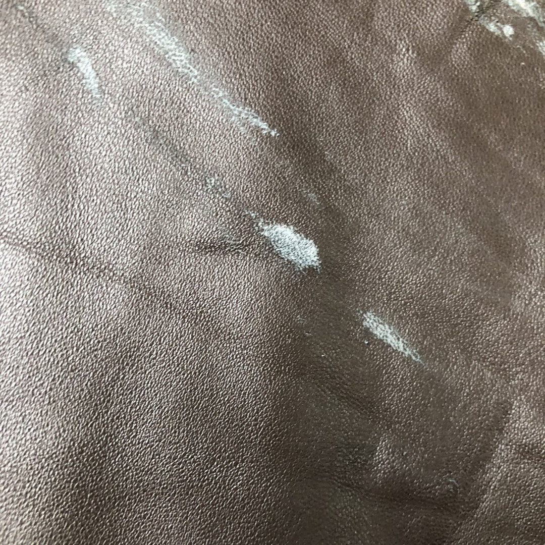 Colebrook Swing Top Padded Leather Blouson, Men's Size M genuine leather brown type Vintage Second Hand