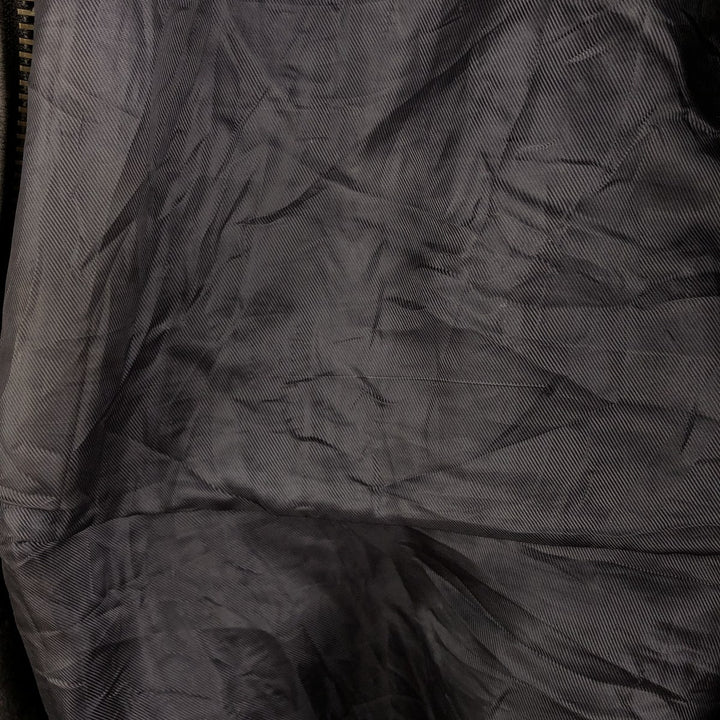 A-2 type leather flight jacket, men's size L unclear brown type Vintage Second Hand