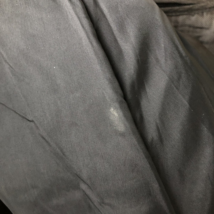 Wilsons Leather Pelle Studio Swing-Top Padded Leather Blouson, Men's Size Medium genuine leather black type Vintage Second Hand