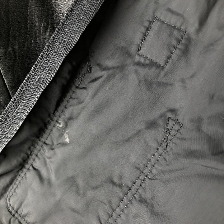 Wilsons Leather Pelle Studio Swing-Top Padded Leather Blouson, Men's Size Medium genuine leather black type Vintage Second Hand