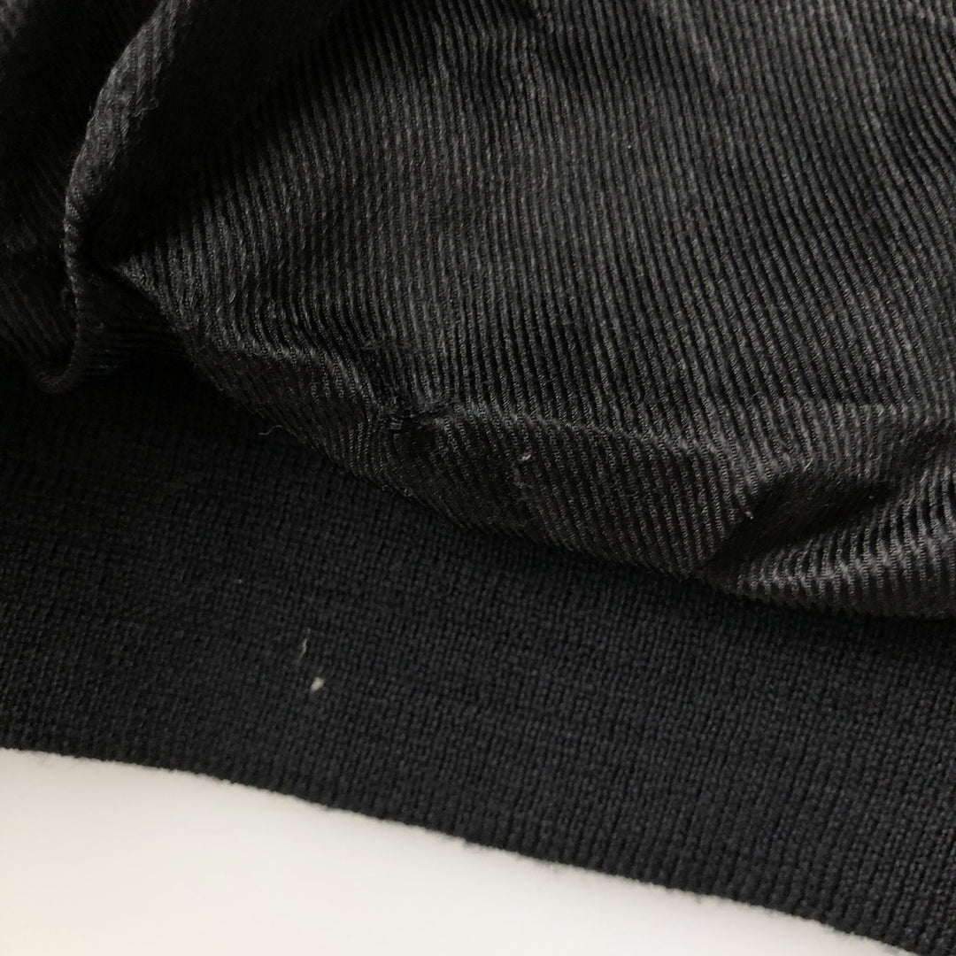 90s-00'S CANDA Leather Blouson, Men's Size XL Genuine Leather Sheepskin black type Vintage Second Hand