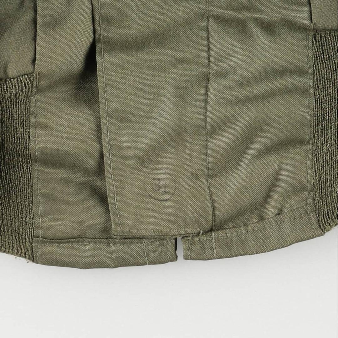 1980'S US Military Tanker Jacket, Made in USA, Medium-Short, Men's Size M, Vintage Aramid Khaki type Vintage Second Hand