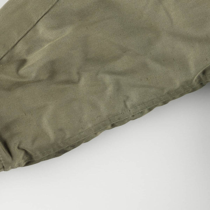 1980'S US Military Tanker Jacket, Made in USA, Medium-Short, Men's Size M, Vintage Aramid Khaki type Vintage Second Hand