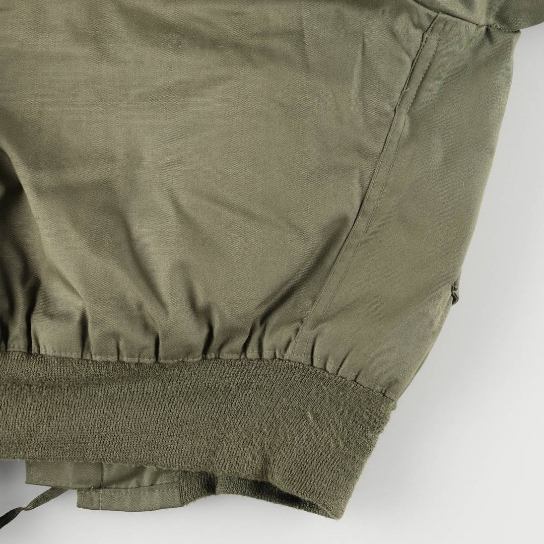 1980'S US Military Tanker Jacket, Made in USA, Medium-Short, Men's Size M, Vintage Aramid Khaki type Vintage Second Hand