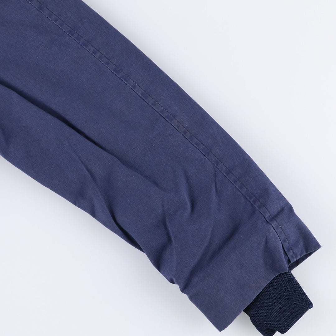 Vintage 1980'S Utility Jacket, Dark Blue, Military Utility Jacket, Made in USA, Men's Size L polyester navy blue type Vintage Second Hand